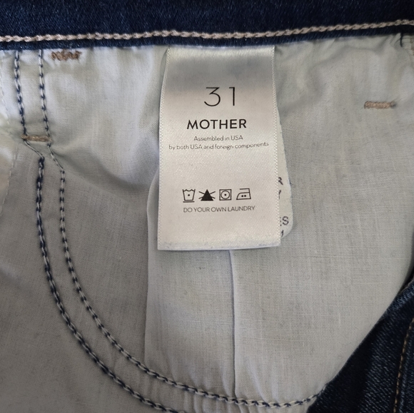 Mother The Hustler Ankle Fray Wash: Home Movies Women’s Size 31 - Picture 6 of 7